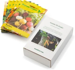 Saatgut Gemüse anbauen im Hochbeet – mit Kindern