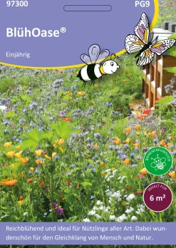 Saatgutmischung Blumenwiese für Nutzinsekten ganzjährig