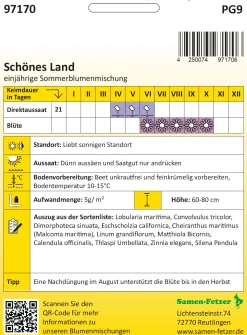 Saatgutmischung Sommerblumen aus dem Bauerngarten