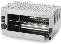 Salamander Edelstahl mit Aufwärmgitter