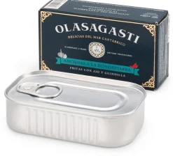 Sardellen in Olivenöl mit Knoblauch und Chili