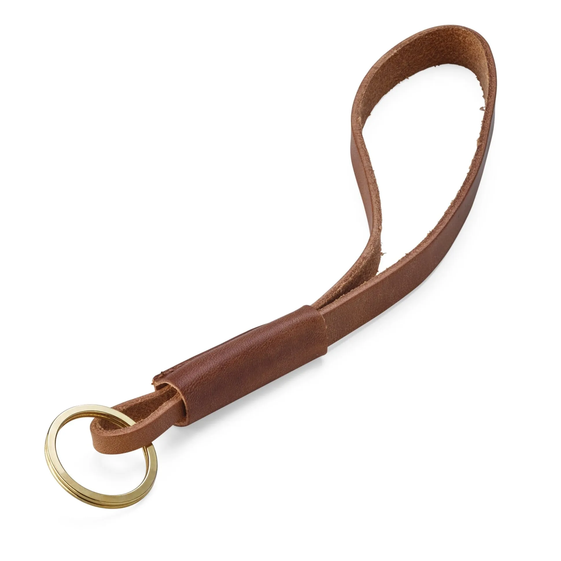 Schlüsselanhänger Geschirrleder lang