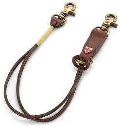 Schlüsselanhänger Rindleder Braun