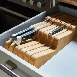 Schubladeneinsatz für Kochmesser