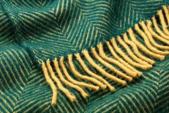 Schurwolldecke Fischgrat