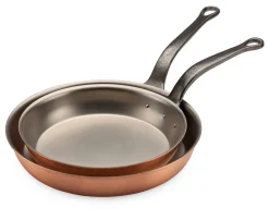 Schwere Kupferpfanne