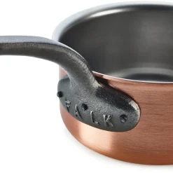 Schwere Kupfersauteuse zylindrisch