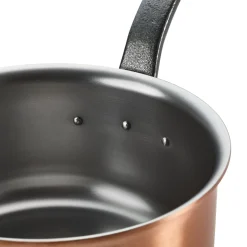 Schwere Kupfersauteuse zylindrisch