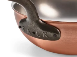 Schwerer Kupfer-Risottotopf/ Wok