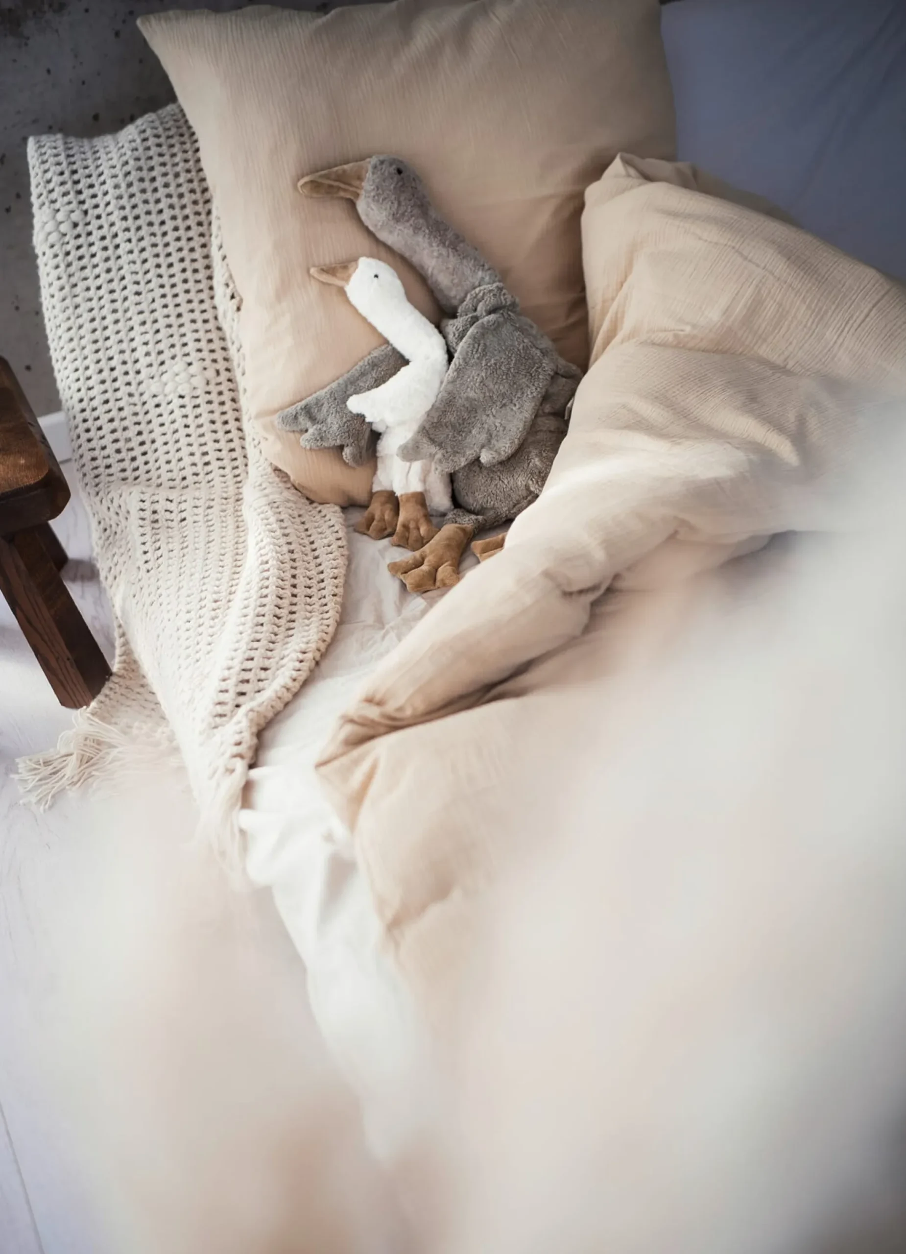 Senger Gans Wärmekissen grau