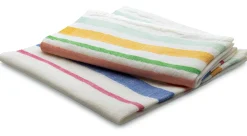 Serviette farbig gestreift