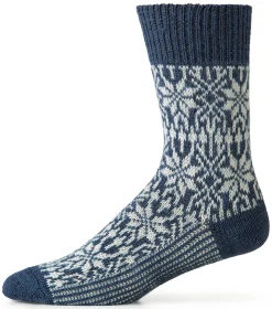 Socke Jacquard Schurwolle