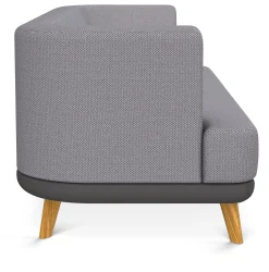 Sofa Linnea Schurwolle und Leder