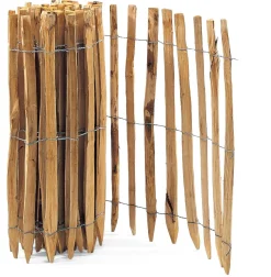 Staketenzaun Kastanienholz