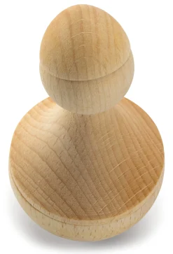 Stehaufmännchen Buchenholz