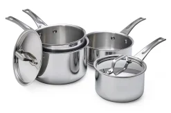 Stielkasserolle Edelstahl