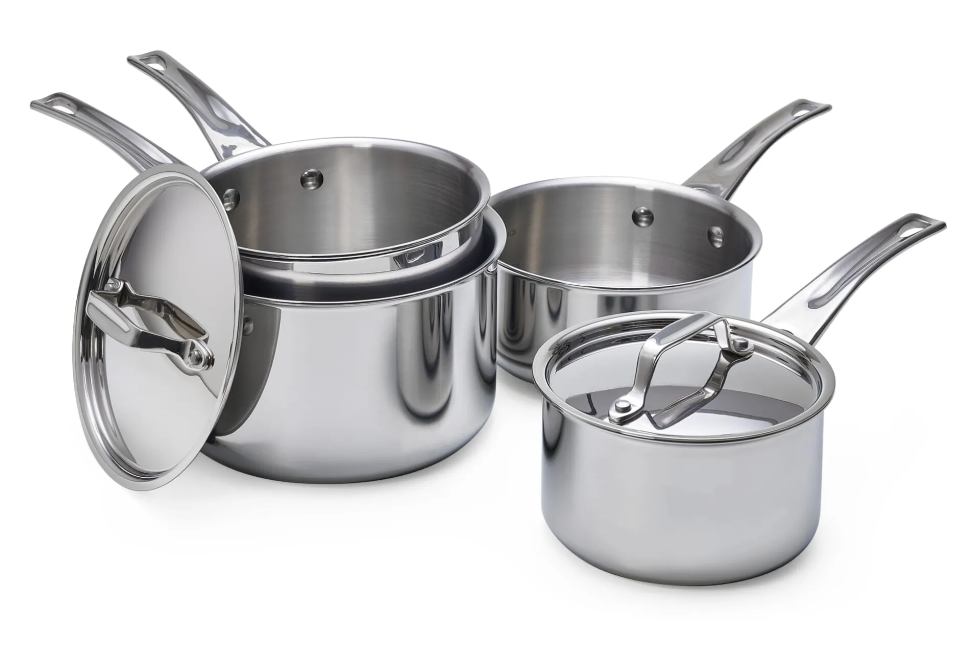 Stielkasserolle Edelstahl