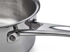 Stielkasserolle Edelstahl