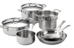 Stielkasserolle Edelstahl