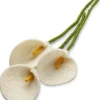 Strauß Calla Filz weiß