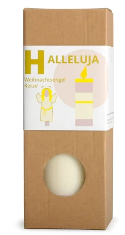 Stumpenkerze Weihnachtsengel