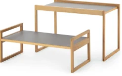 Tablett- und Beistelltisch Eiche