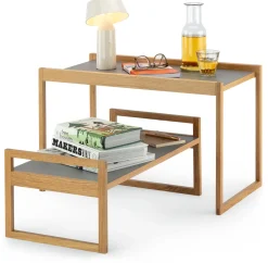 Tablett- und Beistelltisch Eiche