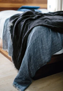 Tagesdecke Leinen Doubleface