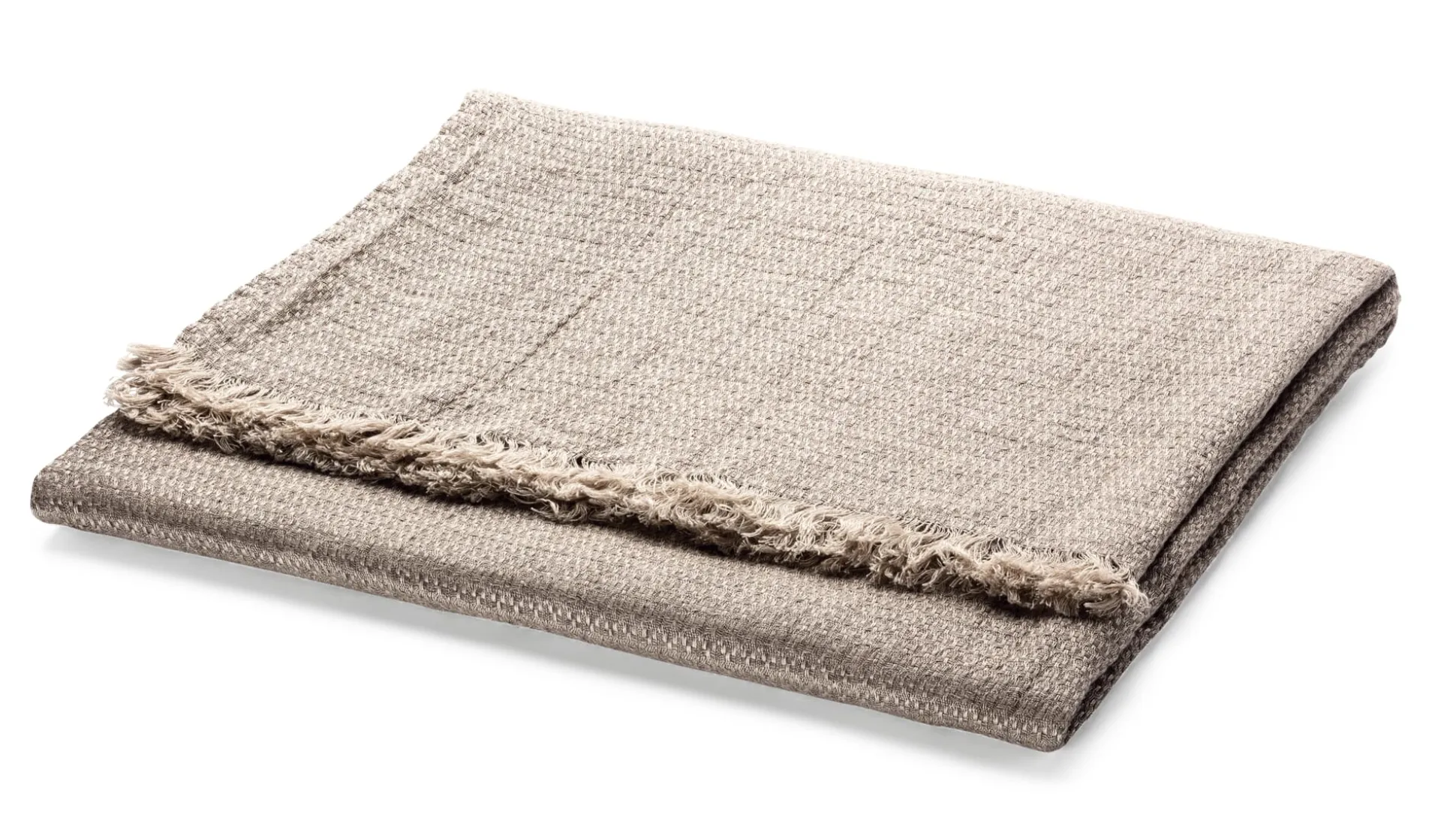 Tagesdecke Leinen Strukturgewebe