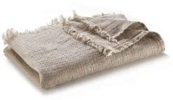 Tagesdecke Leinen Strukturgewebe