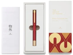 Tintenroller Aluminium und Messing