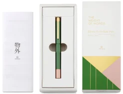 Tintenroller Aluminium und Messing