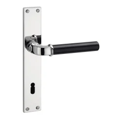 Türdrücker Zinkdruckguss schwarz lackiert