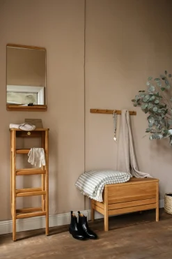 Truhenbank Eichenholz