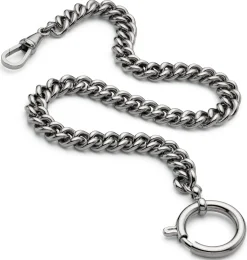 Uhrkette Messing palladiert