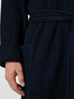 Unisex-Bademantel Waffelpiqué