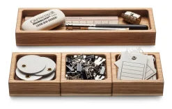 Utensilienablage Eiche und Ahorn