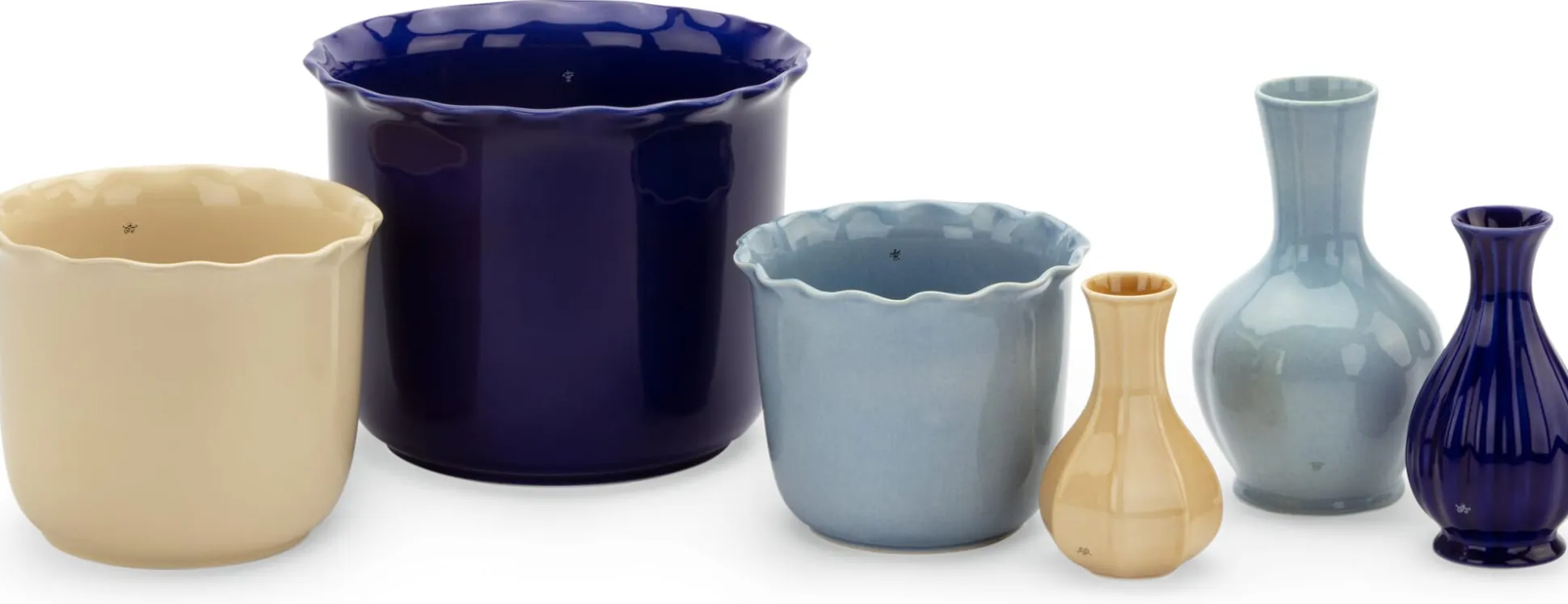 Vase Heritage hellgelb