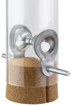 Vogelfuttersäule Glas