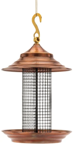 Vogelfuttersäule Kupfer