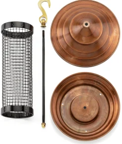 Vogelfuttersäule Kupfer