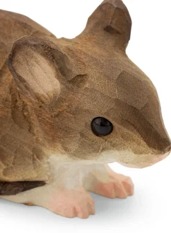 Waldmaus Lindenholz handgeschnitzt