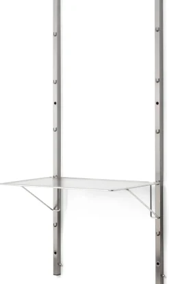 Wandhakenschiene zu Regalsystem Inox