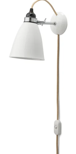 Wandleuchte Bone China