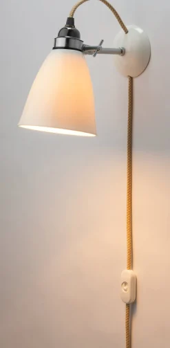 Wandleuchte Bone China