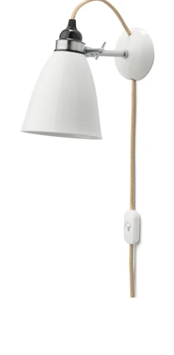 Wandleuchte Bone China