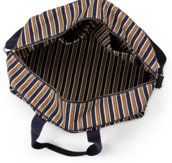 Weekender N° 48 gestreift, blau-grün