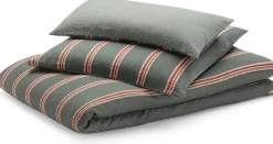 Wendekopfkissenbezug gestreift