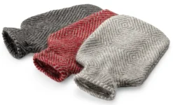 Wärmflaschenbezug Rautenmuster