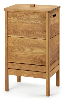 Wäsche- und Aufbewahrungstruhe Eichenholz